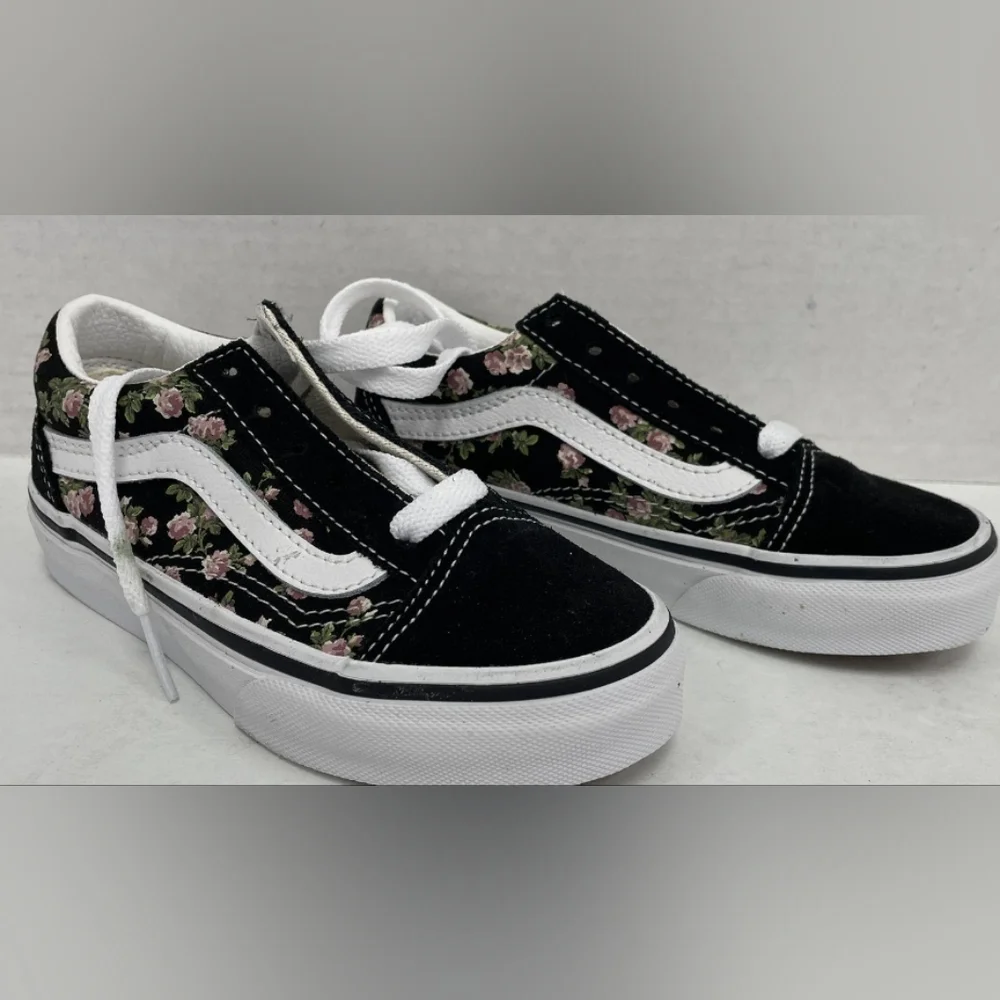 Vans Old Skool 'Wallflower Floral' Pre-School Sneakers Size 11 New - Picture 4 of 10